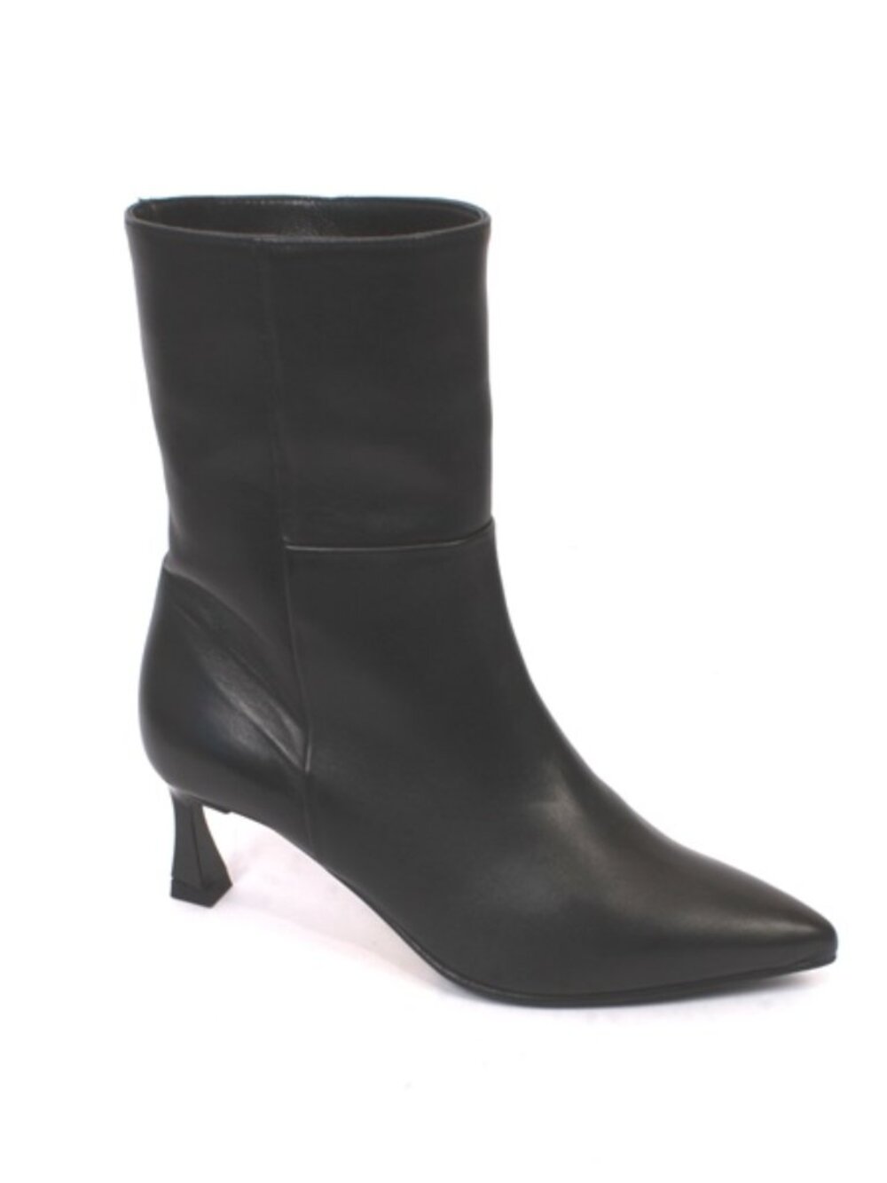 Gianni Ferrante 554a Black Leather Shearling Comfort Boots